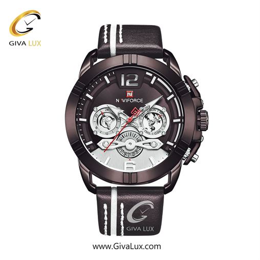 ساعت مچی مردانه بند چرمی ناوی فورس (نیوی فورس)  NF9168 BE/BE/BE CE CE CE.jpg